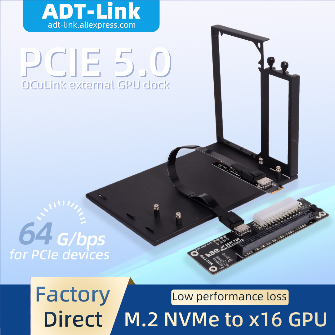 ADT-Link GEN5 SFF-8611 OcuLink - Oculink Egpu Mini Pc recensie en prijs