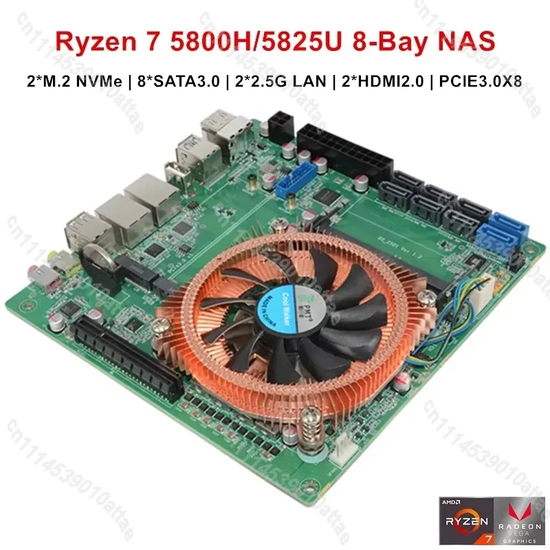 Compatibel met Topton AMD Ryze - Nas Motherboard 8 Sata Mini Itx recensie en prijs
