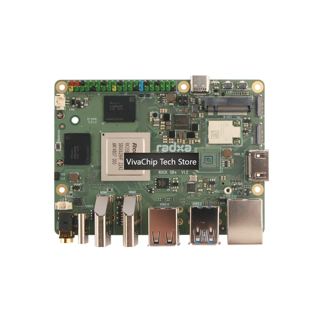 VivaChip TechRadxa ROCK 5B+ Ro - Rockchip Rk3588 Development Board recensie en prijs